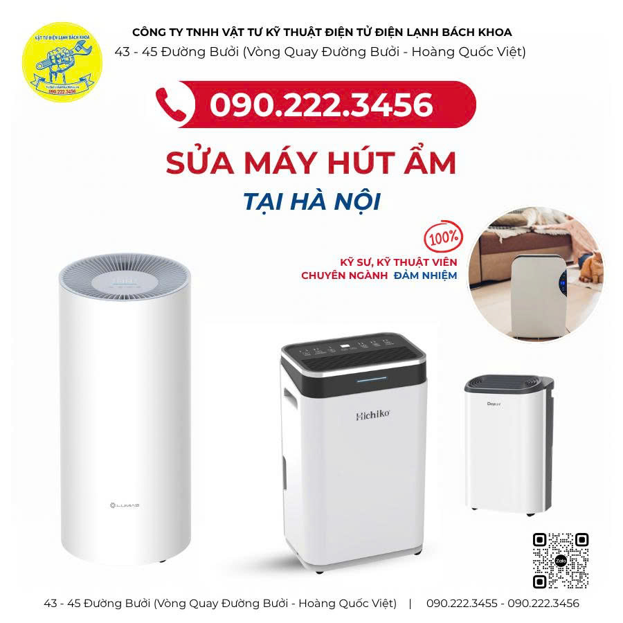 Sửa Máy Hút Ẩm Tại Khu Tập Thể Thành Công - 090.222.3456