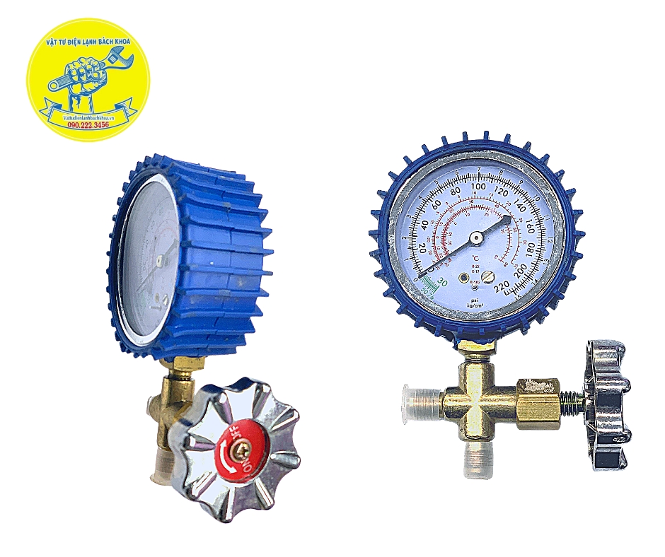 Đồng hồ Gas áp xuất cao và thấp, đơn xanh, đỏ  0902223455