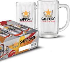 Bộ Ly thuỷ tinh Sapporo 1 lít ( 6 ly )