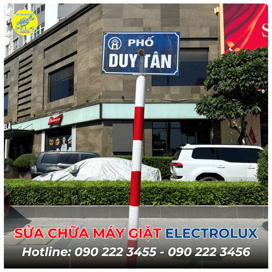 Sửa chữa máy giặt Electrolux tại Phố Duy Tân 0902223456