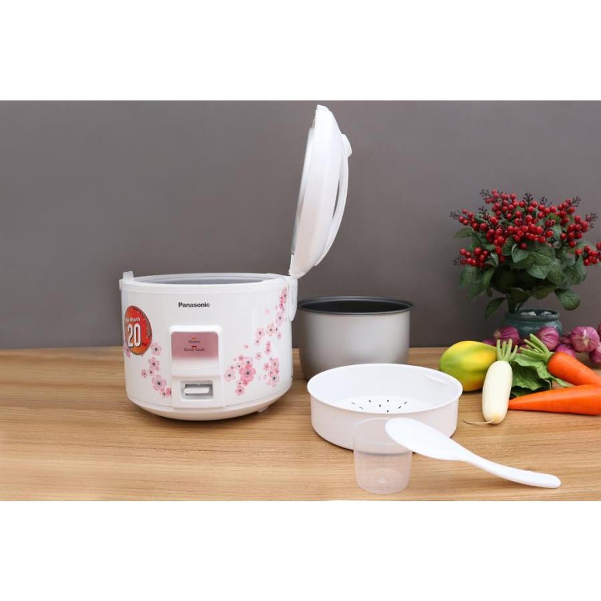 Nồi cơm điện Panasonic SR-MVQ187SRA (1.8L) - hàng chính hãng