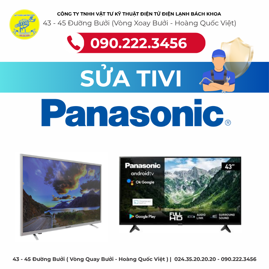 Sửa TiVi Panasonic Tại Đường Liễu Giai - 0902223456
