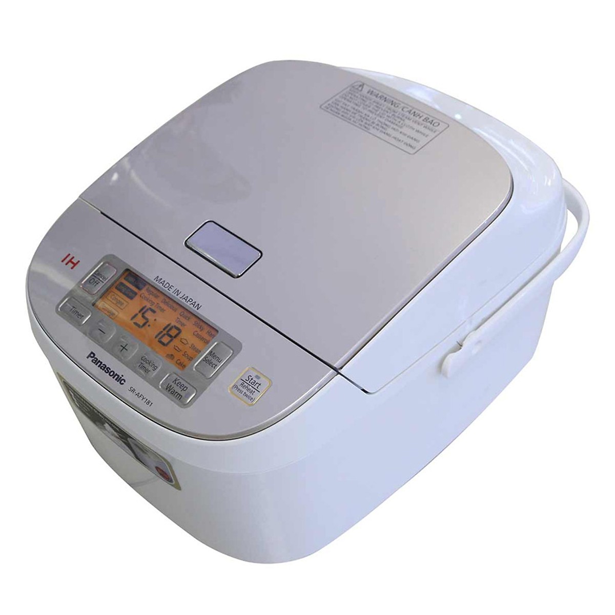 Nồi cơm điện cao tầng Panasonic PANC-SR-AFY181WRA (1.8L) - Hàng chính hãng