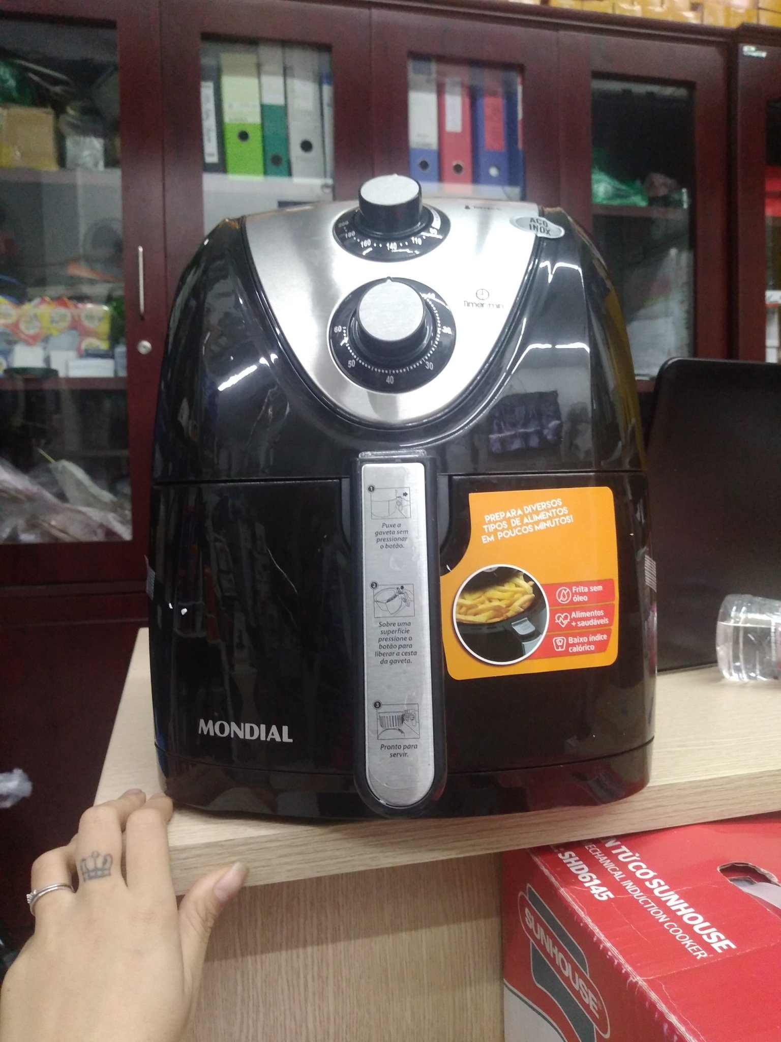 Nồi chiên không dầu Mondial 6,5L AF-50-BI