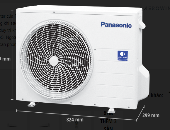 Điều hòa một chiều CS/CU-N18XKH-8 - Panasonic