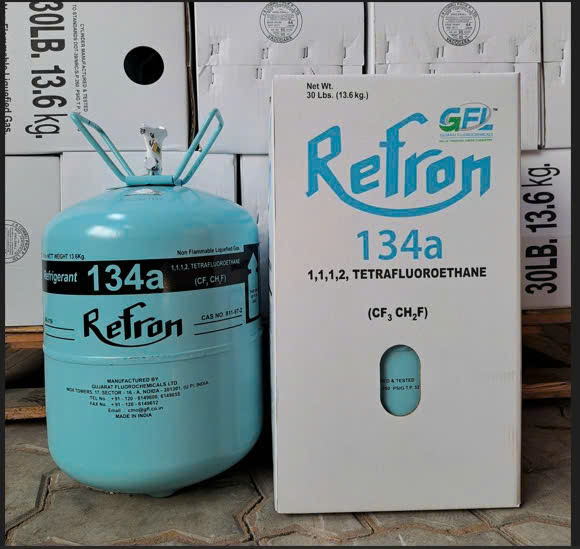 Gas lạnh R134a  Refron Ấn Độ 13.6kg ( Giá bán buôn)