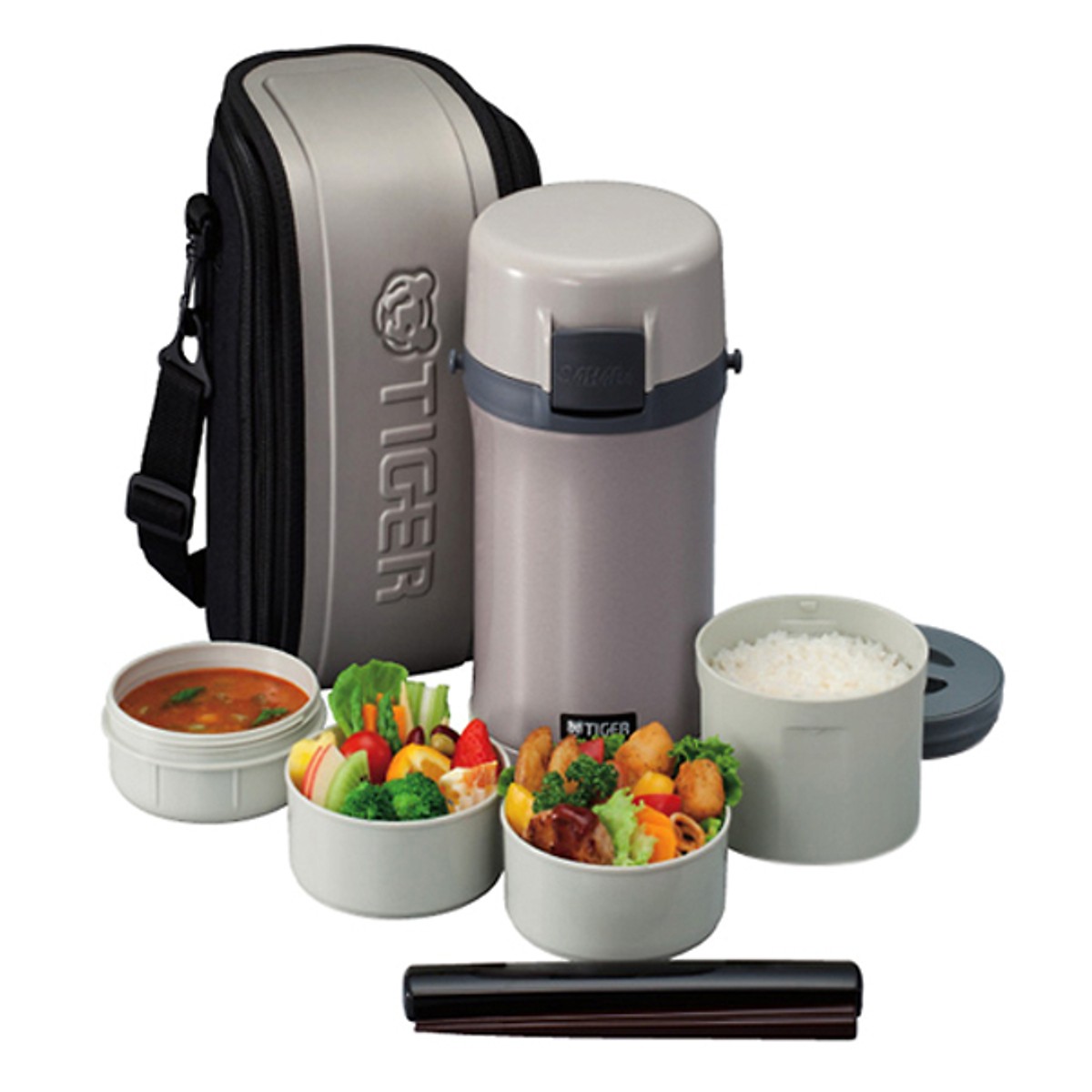 Cặp lồng cơm Tiger LWU-F200 - 4 ngăn