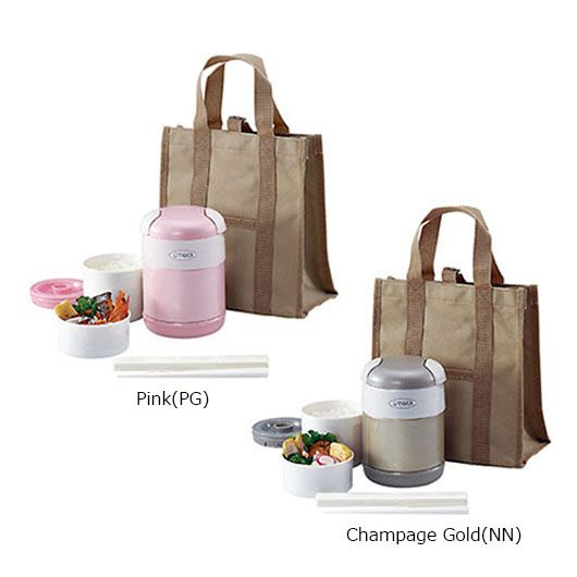 Hộp đựng cơm giữ nhiệt Tiger LWR-A072, 2 ngăn, giữ nhiệt 6h
