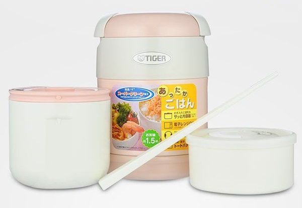 Hộp đựng cơm giữ nhiệt Tiger LWR-A072, 2 ngăn, giữ nhiệt 6h