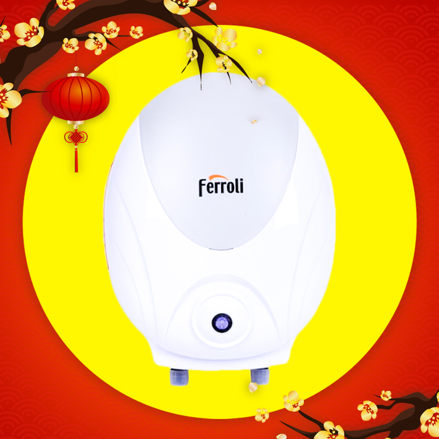 Bình nóng lạnh gián tiếp Ferroli Hotdog ELCB 5 lít ( Giá bán buôn )