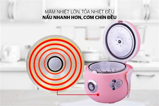 Nồi cơm điện 1.8L Happytime HTD8521P | Siêu thị điện máy Bách Khoa