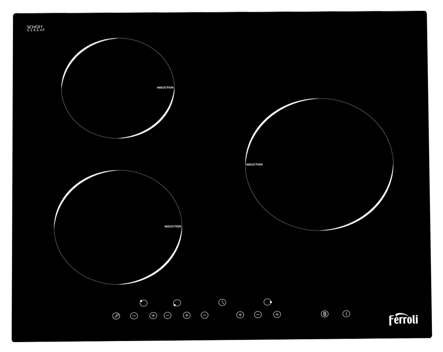 Bếp từ 3 Ferroli IT5700BN - hàng chính hãng
