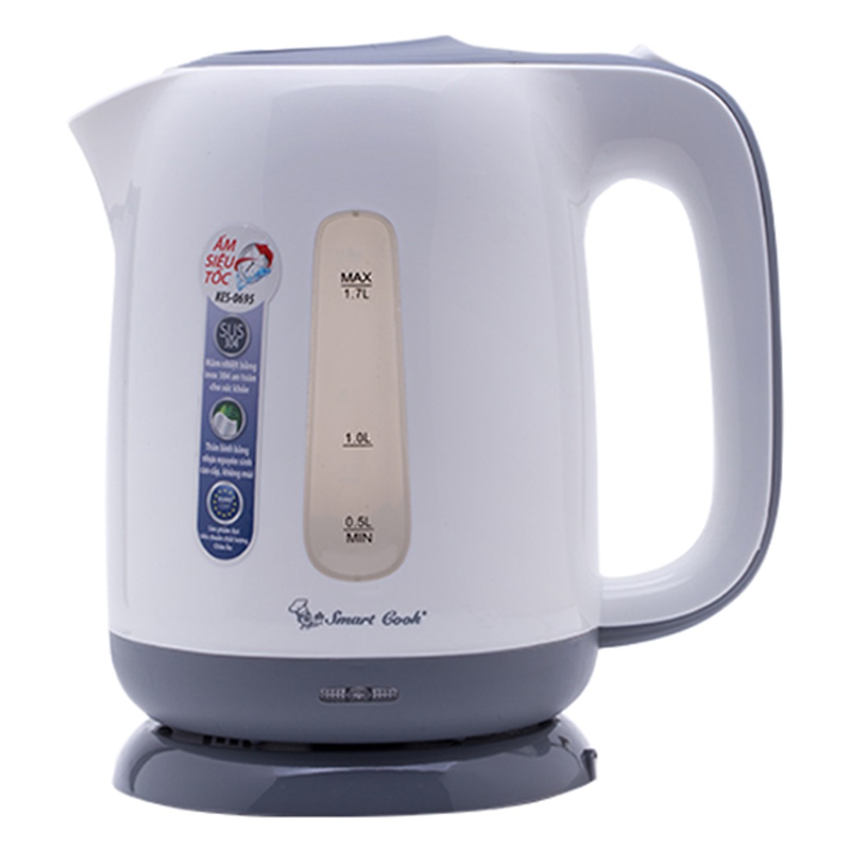 Ấm đun nước siêu tốc Smartcook 1,7L KES-0695