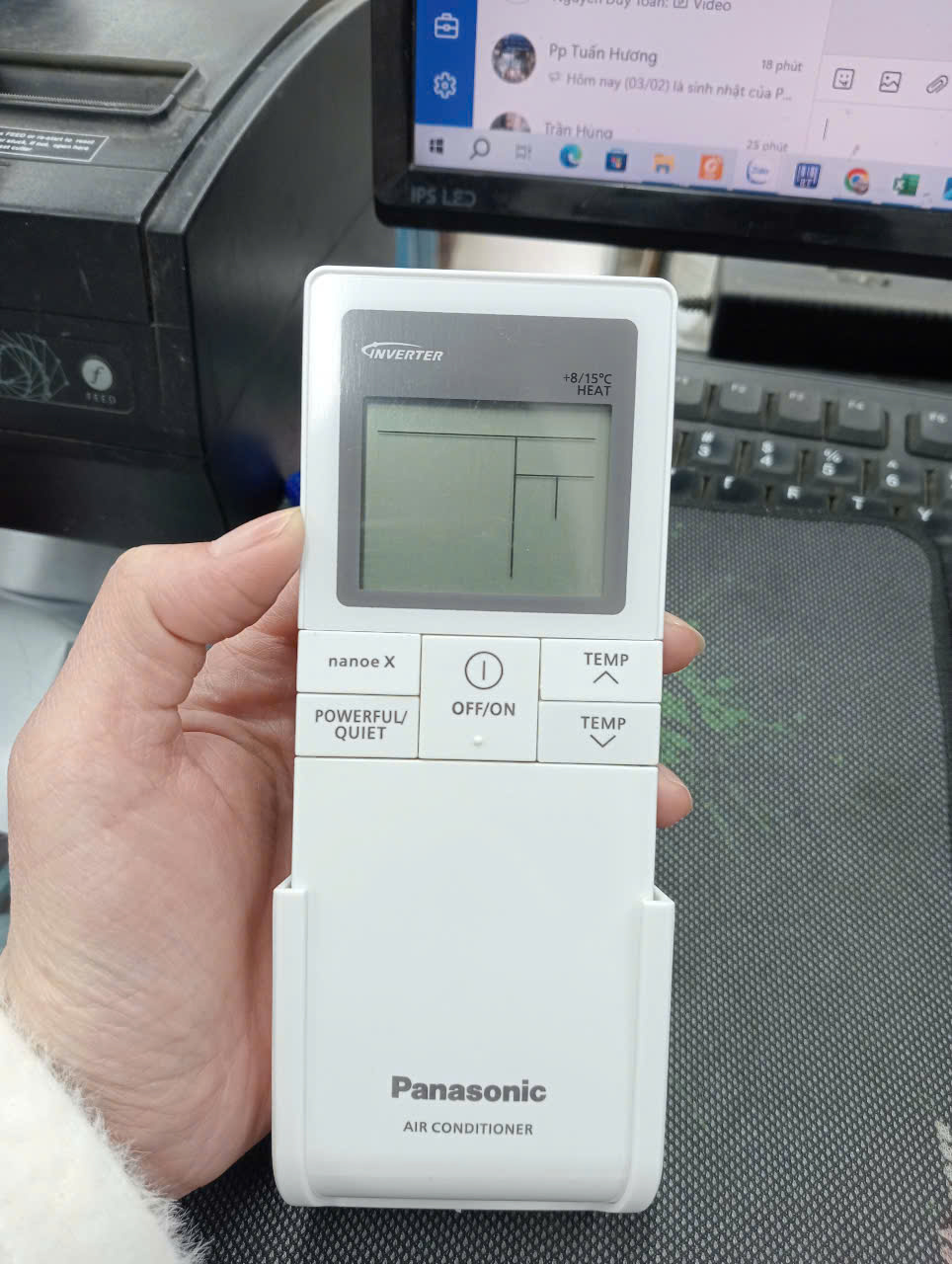 Khiển điều hoà Panasonic chính hãng - Bảo hành 1 năm  ( Liên hệ: 090.222.3455 - 090.222.3456)