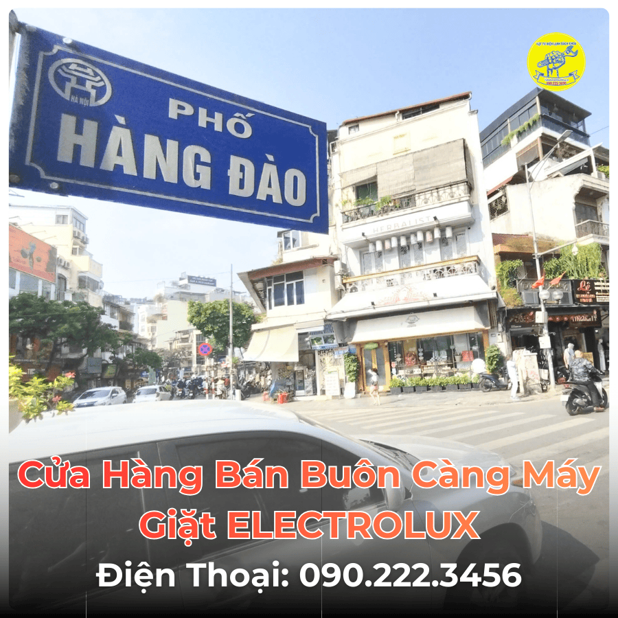 Cửa Hàng Bán Buôn Càng Máy Giặt ELECTROLUX Tại Phố Hàng Đào