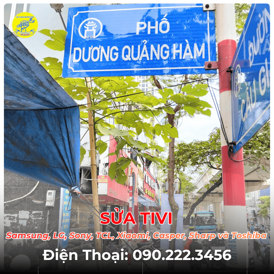 SỬA TIVI TẠI PHỐ DƯƠNG QUẢNG HÀM