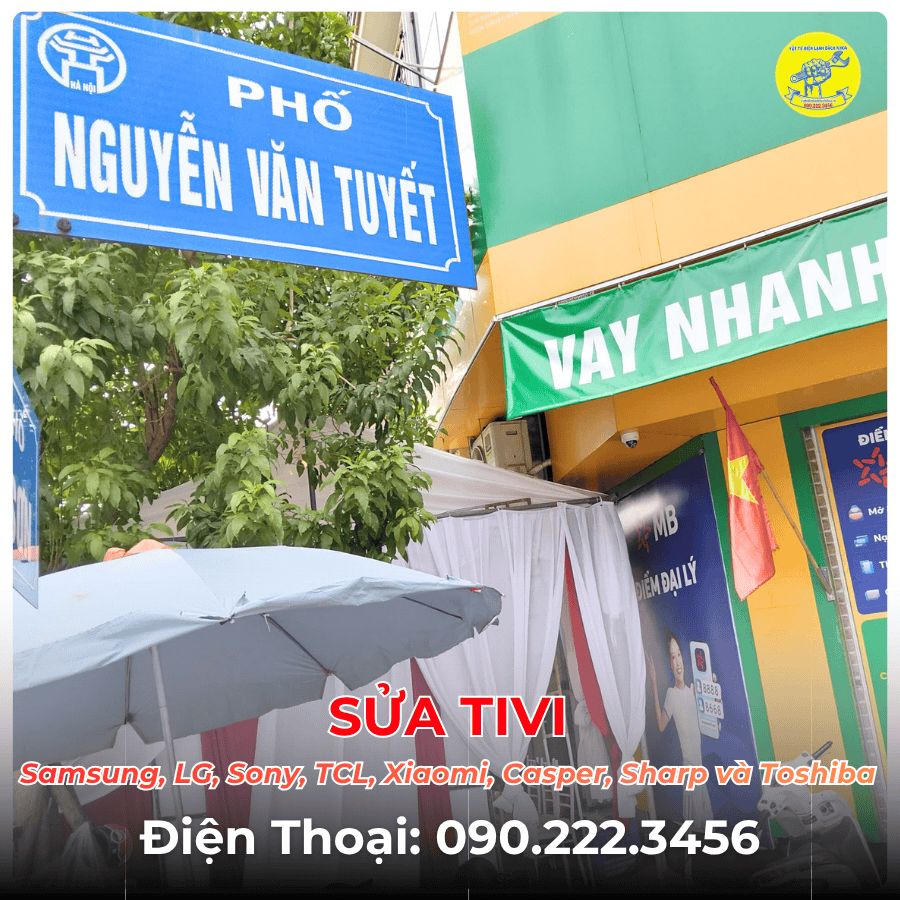 SỬA TIVI TẠI PHỐ NGUYỄN VĂN TUYẾT