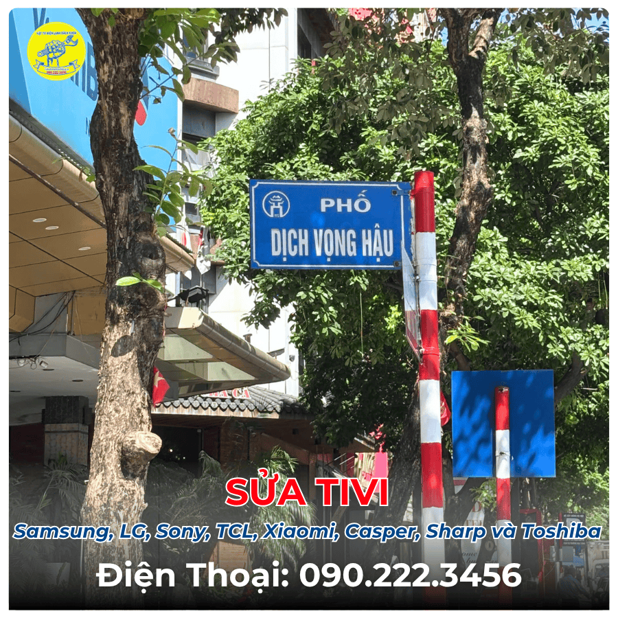 SỬA TIVI TẠI PHỐ DỊCH VỌNG HẬU