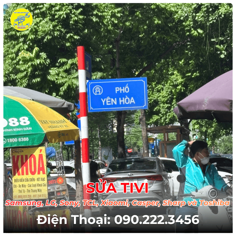 SỬA TIVI TẠI PHỐ YÊN HÒA