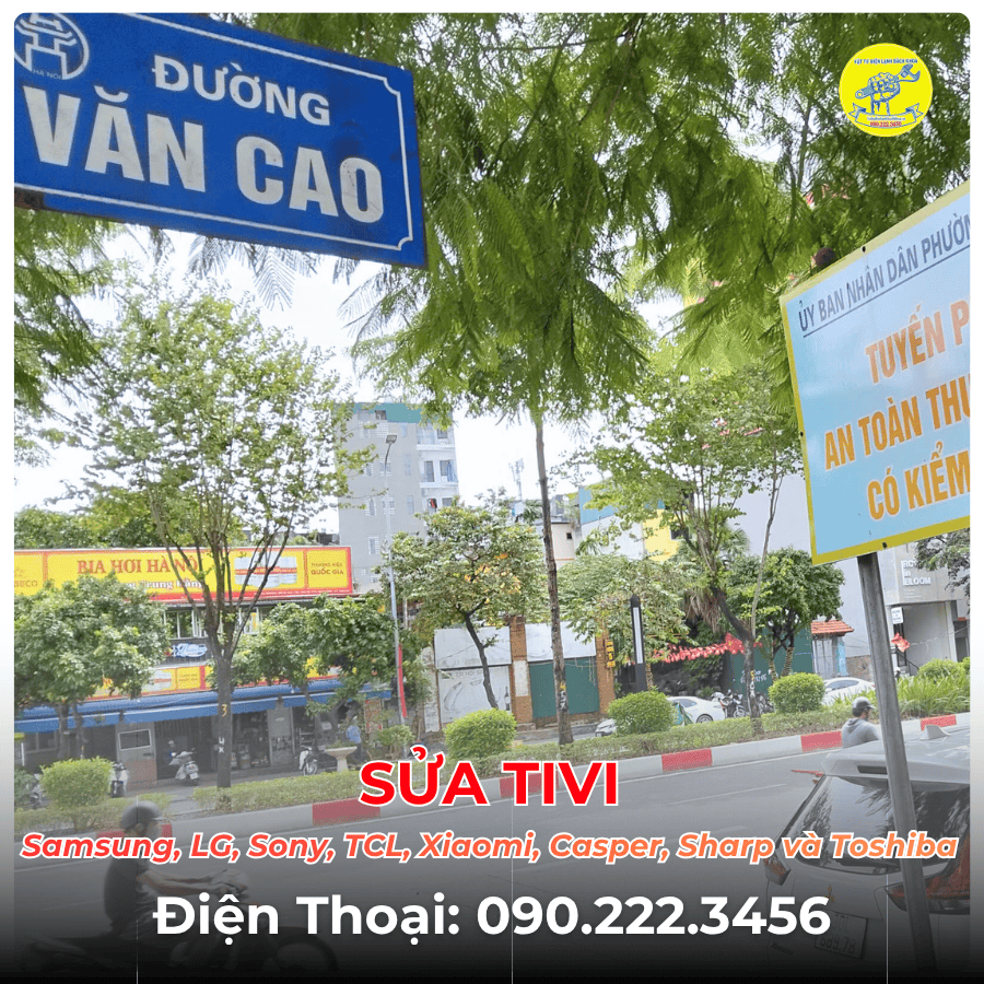 SỬA TIVI TẠI ĐƯỜNG VĂN CAO