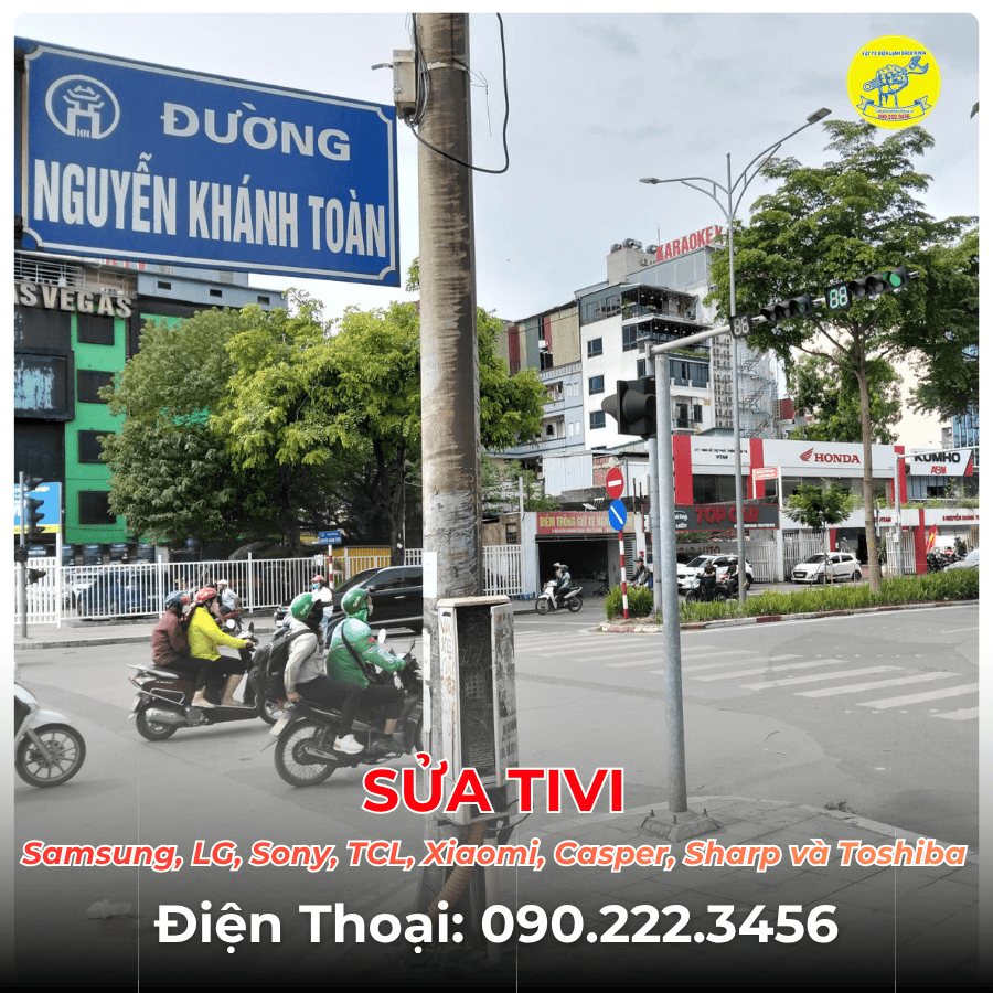 SỬA TIVI TẠI ĐƯỜNG NGUYỄN KHÁNH TOÀN