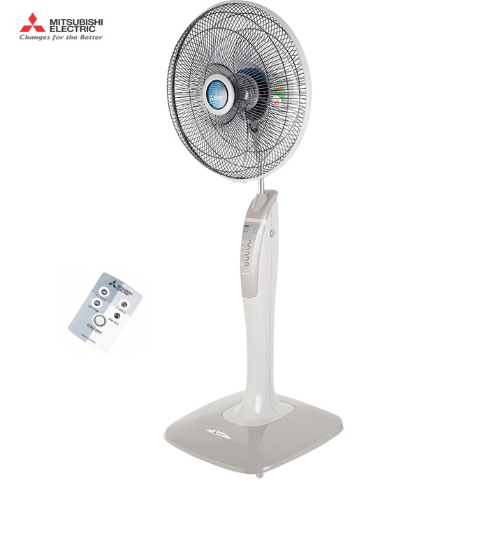 Quạt cây Mitsubishi LV16-RA SF-GY xám nhạt - hàng chính hãng