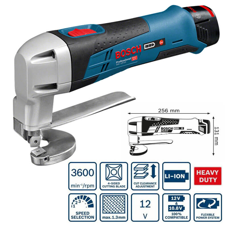 Máy đột dùng Pin Bosch GSC 12V-13