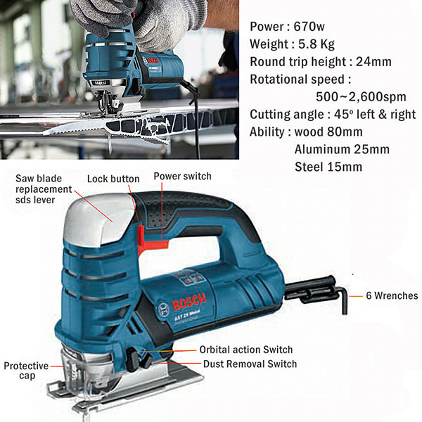 Máy cưa lọng Bosch GST 25M