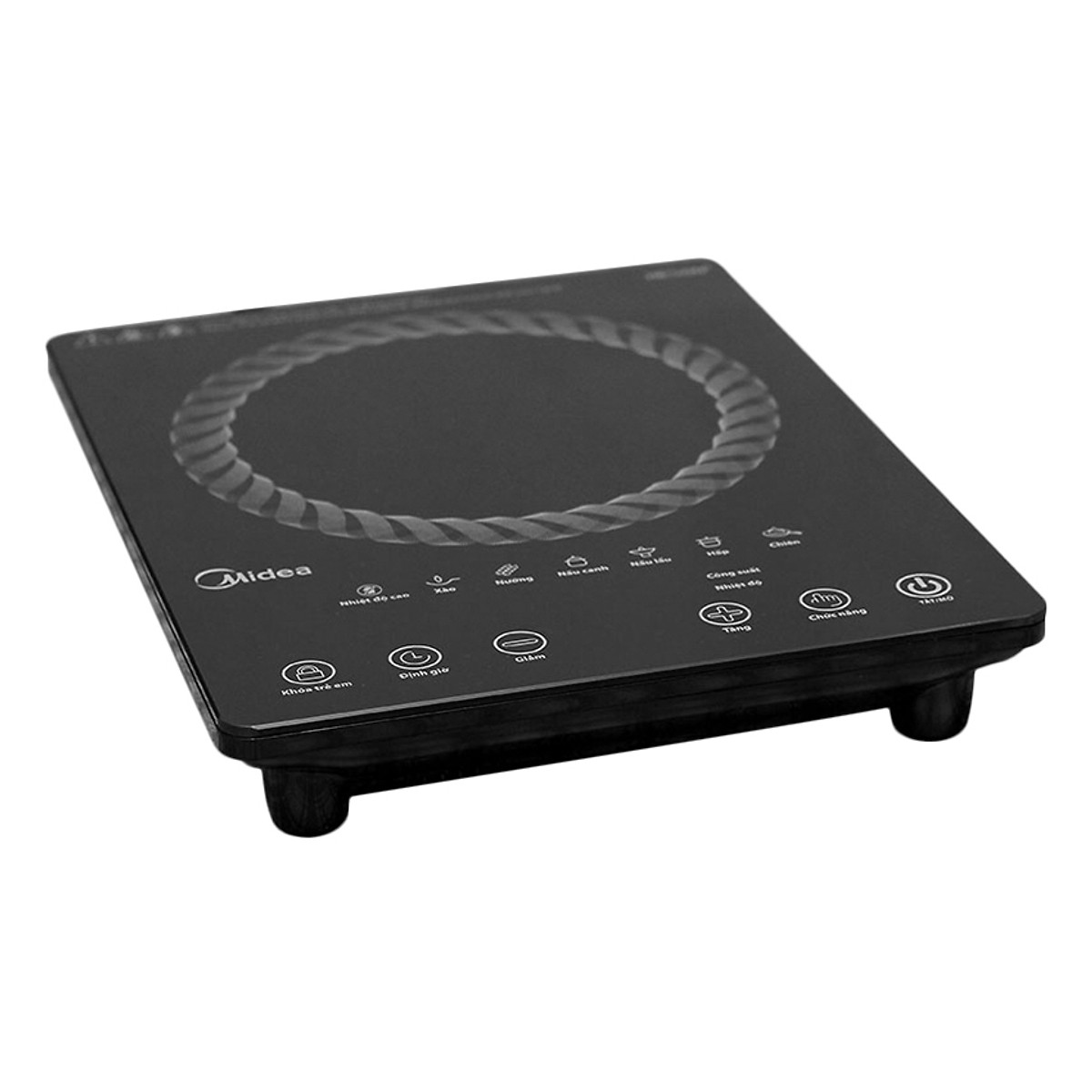 Bếp hồng ngoại Midea MIR-T2015DC - Đen - Hàng chính hãng