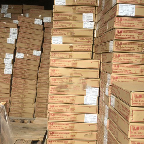 Ống đồng điều hòa Malaysia 6.35 + 12.7 luồn sẳn gen đôi cách nhiệt DÀY 6 ZEM cuộn 15M