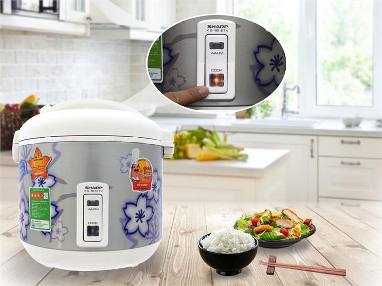 Nồi cơm điện Sharp KS-N181ETV"SL"