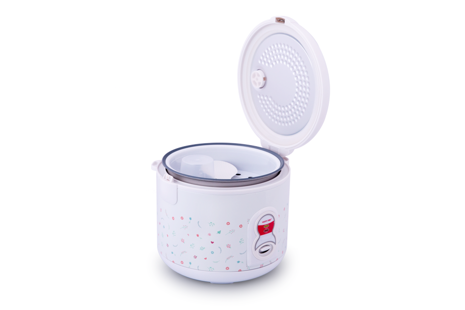 Nồi cơm điện nắp gài Happy Time Sunhouse HTD8108W - Trắng (1.2 lít) - Hàng chính hãng