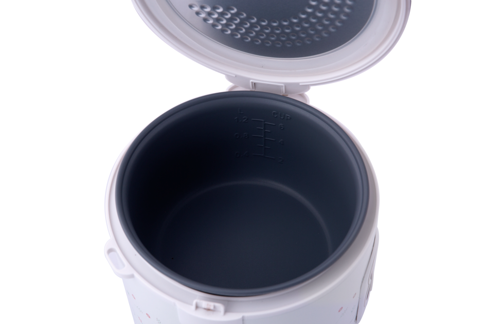 Nồi cơm điện nắp gài Happy Time Sunhouse HTD8108W - Trắng (1.2 lít) - Hàng chính hãng