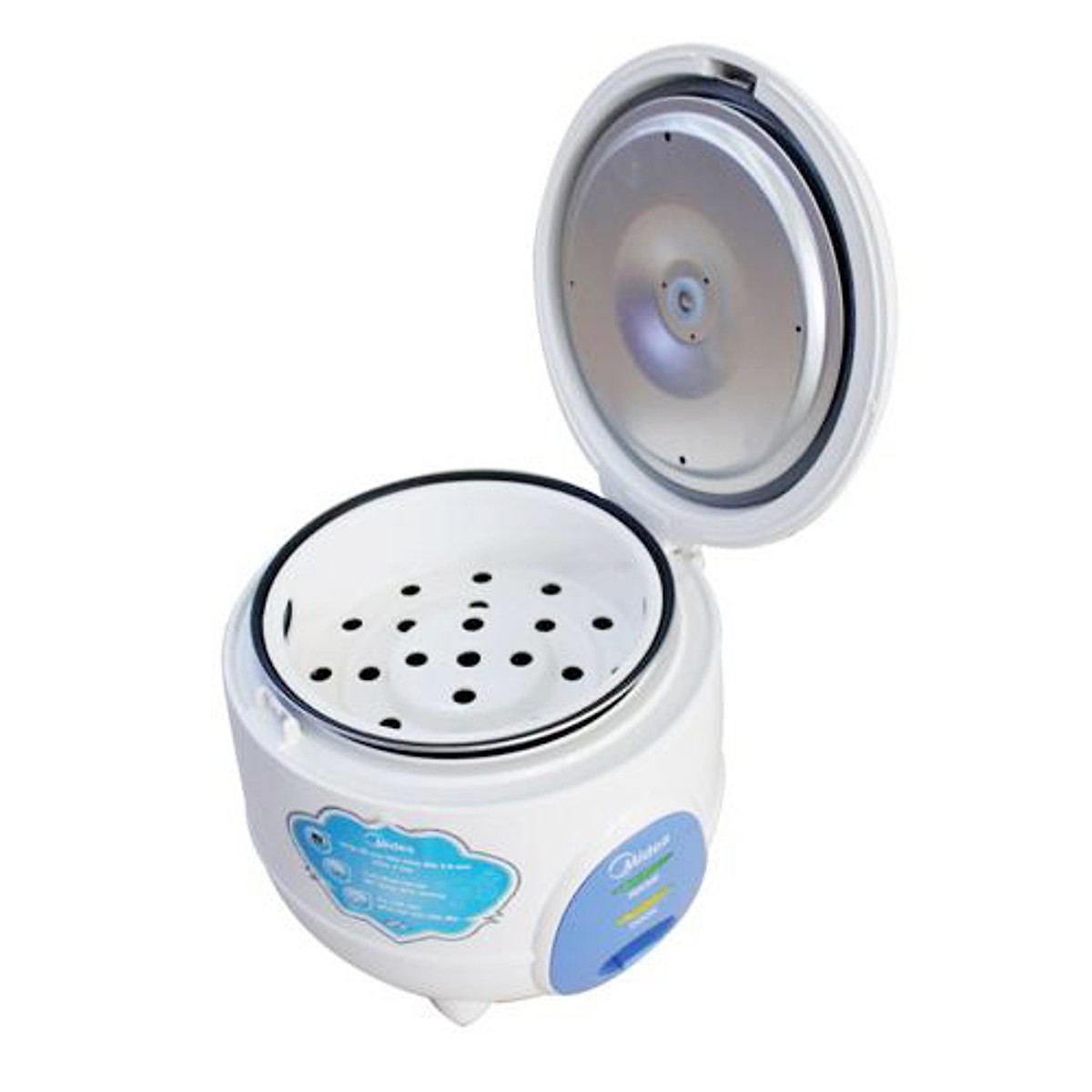 Nồi cơm nắp gài Midea MR-CM06SB – 0.6 Lít - hàng chính hãng
