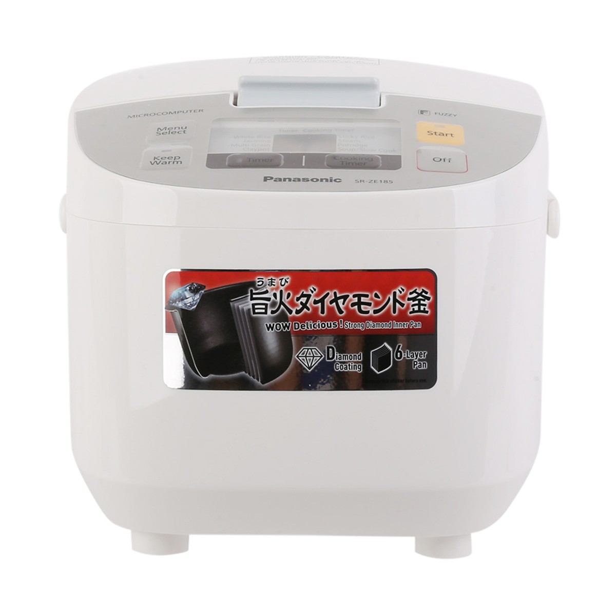 Nồi cơm điện tử Panasonic PANC-SR-ZE185WRAM (1.8 Lít) - Hàng chính hãng
