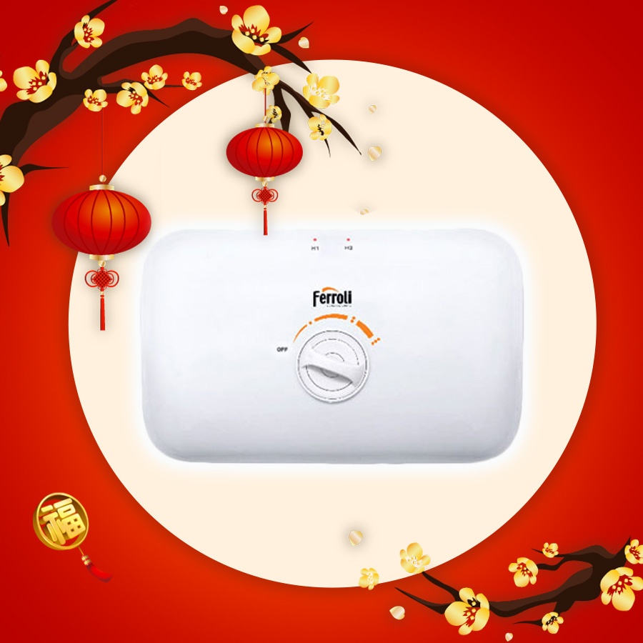 Bình nước nóng trực tiếp Ferroli RITA TM  ( Giá bán buôn)