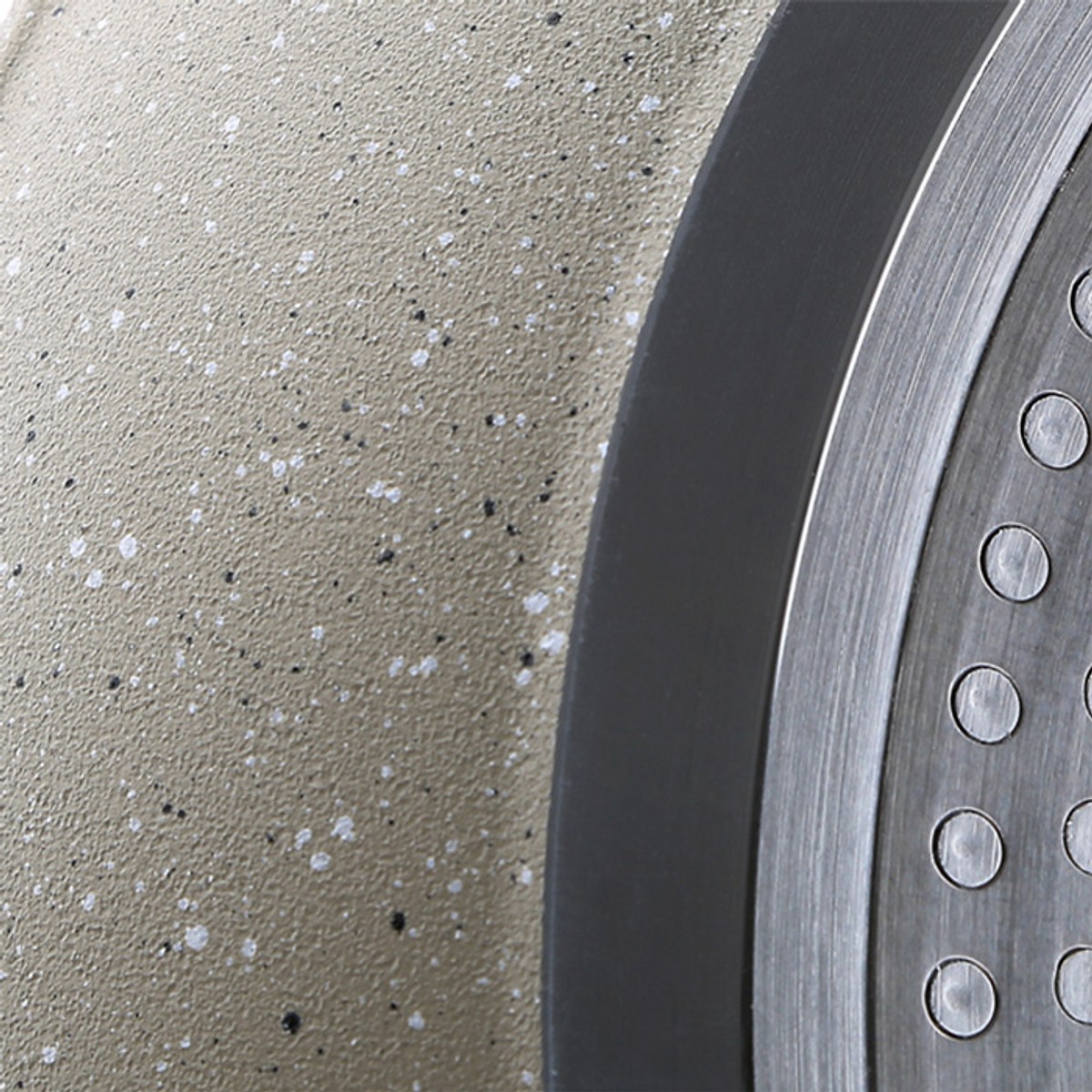 Chảo đá chống đính đáy từ siêu bền Sunhouse SFP24 24cm