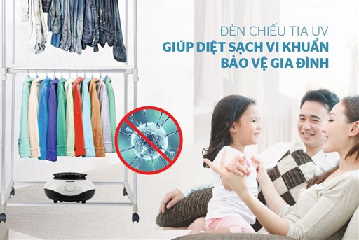Tủ sấy quần áo Sunhouse SHD2702 - 1000W