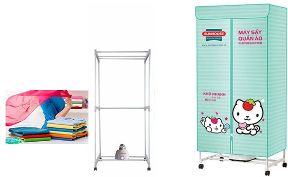 Tủ sấy quần áo Sunhouse SHD2702 - 1000W