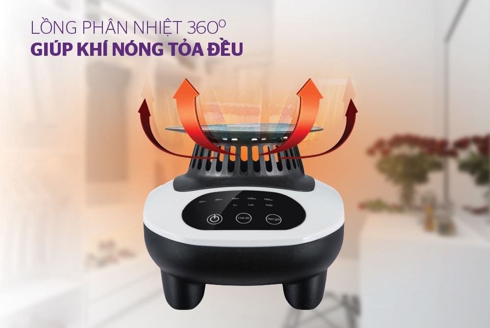 Tủ sấy quần áo Sunhouse SHD2707 1400W - Điều khiển từ xa