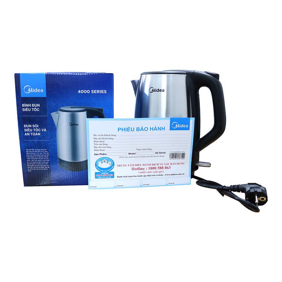 Bình đun siêu tốc Midea MK-17SF 1.7L