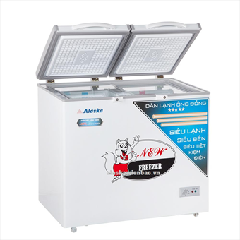 Tủ Đông Mát Alaska BCD-4568C 1 ngăn đông, 1 ngăn mát ( tổng 450 Lít, thực 282 Lít)