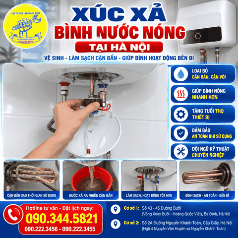 Xúc xả bình nước nóng tại đường Nguyễn Chí Thanh 0903445821