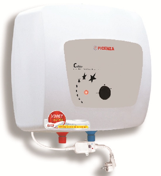 Bình nóng lạnh gián tiếp chống giật 20 lít Picenza V20ET