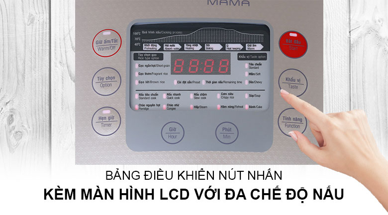 Nồi cơm điện tử Sunhouse mama 1.5 lít SHD8915