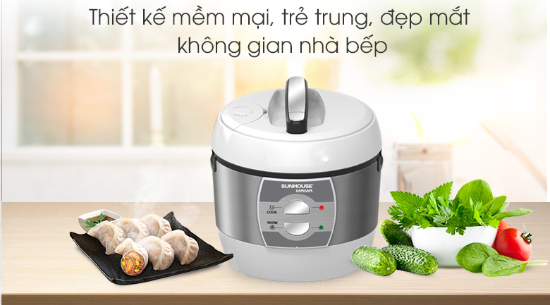 Nồi cơm điện 1.8l Sunhouse mama SHD8628