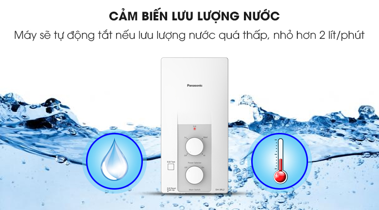 Bình nước nóng trực tiếp Panasonic DH-3RL2VH