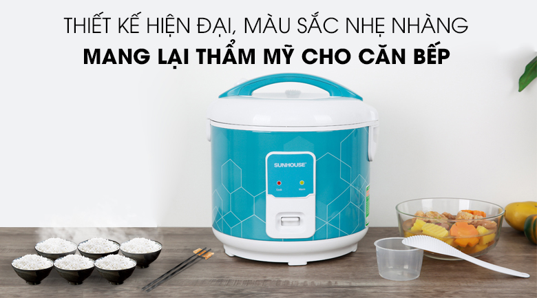 Nồi cơm điện Sunhouse SHD8617 (SHD-8617) - Nồi cơ, 2 lít, 700W