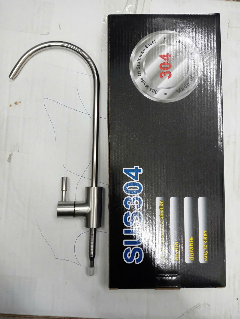 VÒI GẠT INOX 304 - VÒI MÁY LỌC NƯỚC