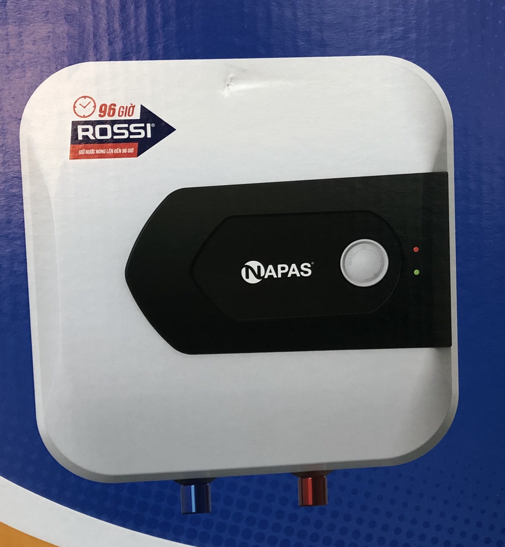 Bình nóng lạnh gián tiếp Rossi NAPAS vuông 30 lít